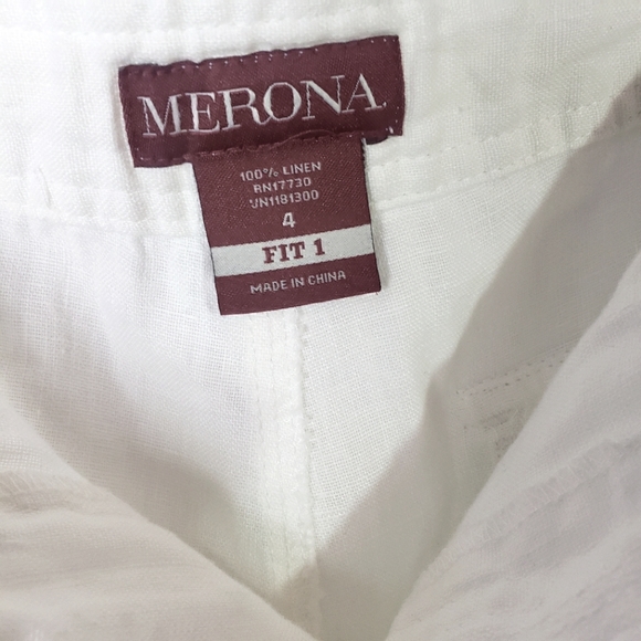 Merona White Linen Shorts - Picture 9 of 9